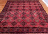 Vintage Baluch Hand-Knotted Wool Persian Rug